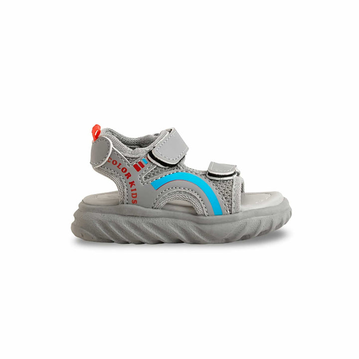Babies Grey Casual Sandal KD4794