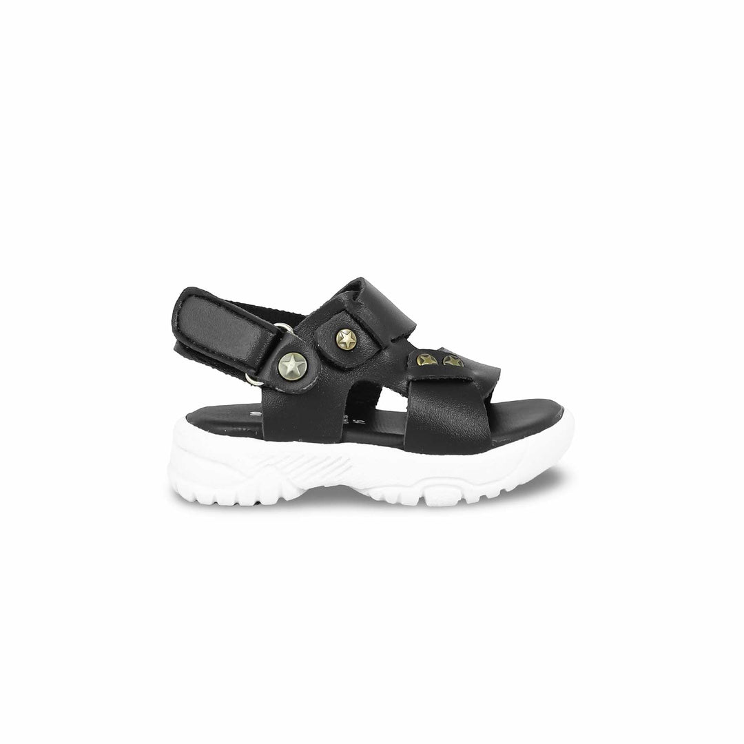 Babies Black Casual Sandal KD4798