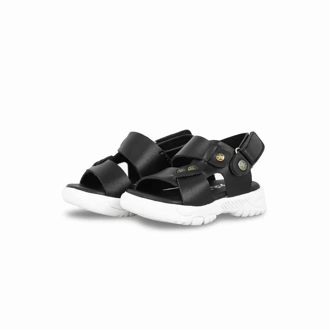 Babies Black Casual Sandal KD4798