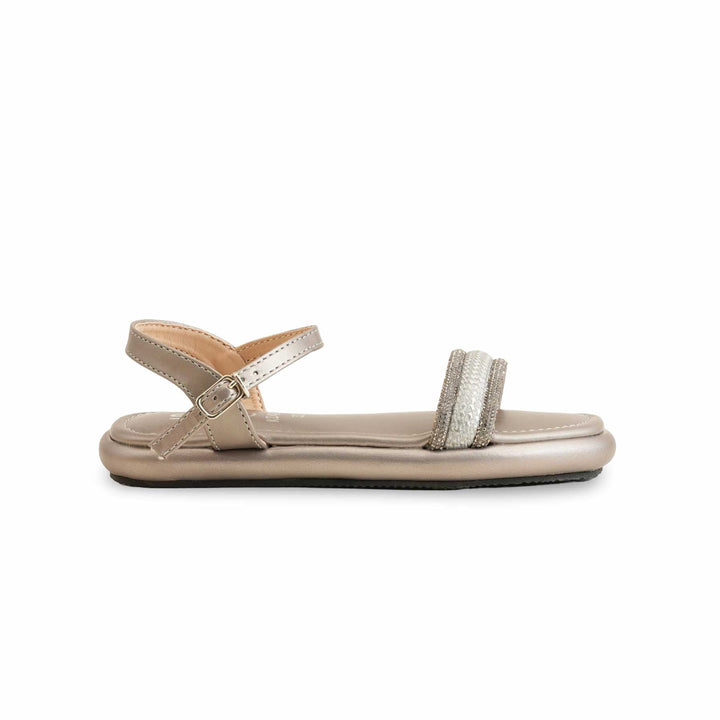 Girls Grey Fancy Sandal KD4806