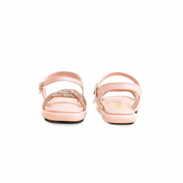 Girls Pink Fancy Sandal KD4808