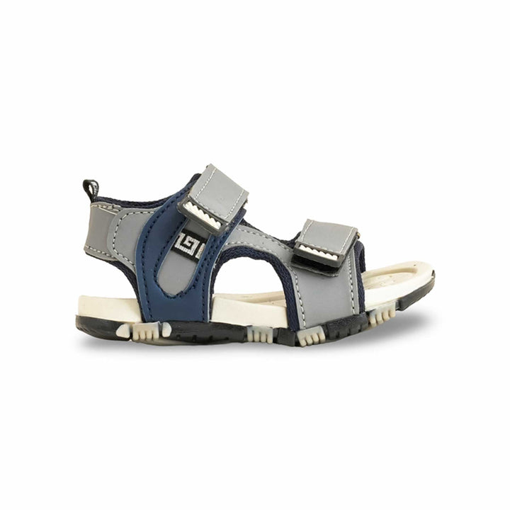 Boys Grey Casual Sandal KD4822