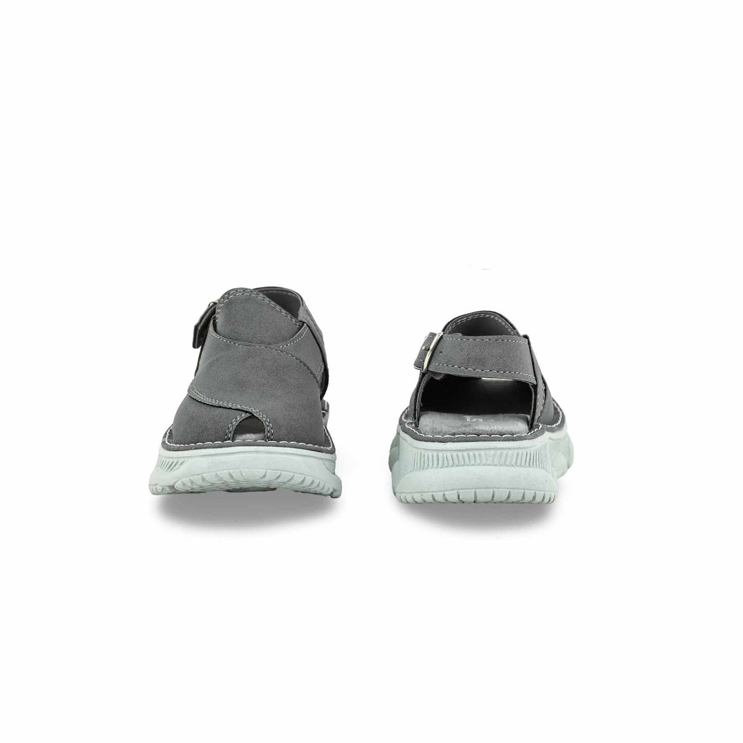 Boys Grey Peshawari Chappal KD4876