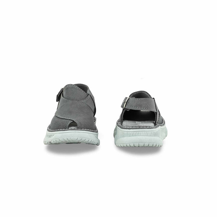 Boys Grey Peshawari Chappal KD4876