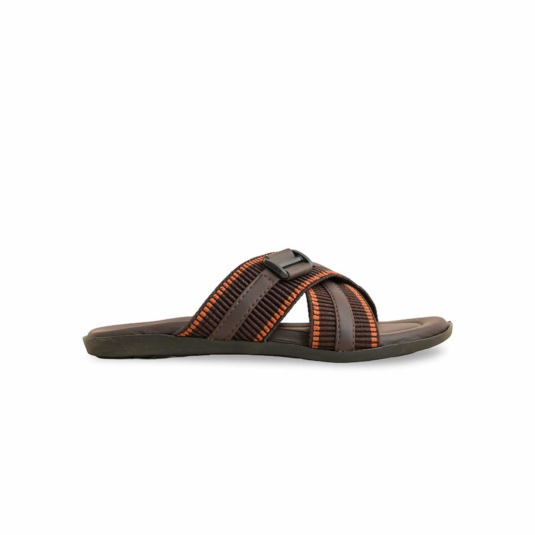 Boys Brown Casual Slipper KD4881