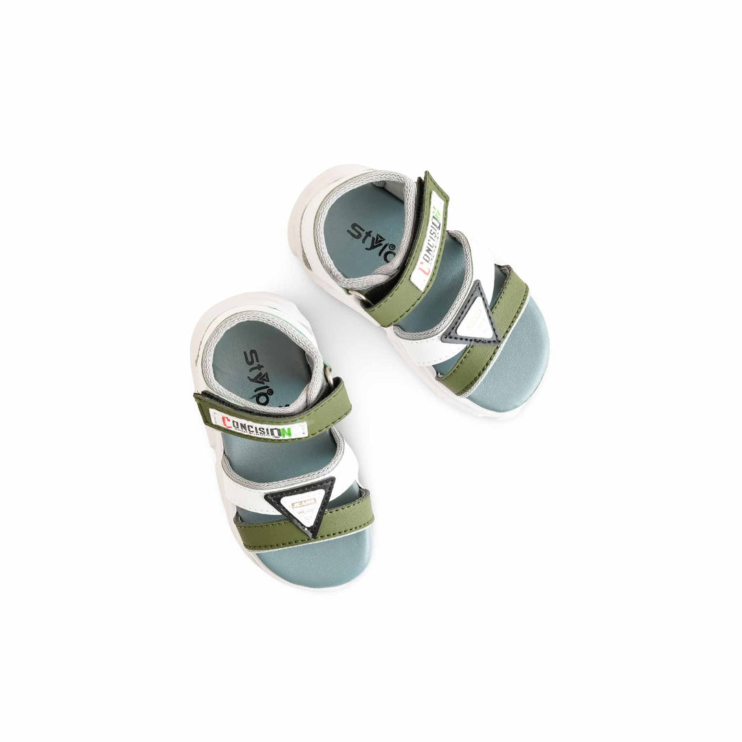 Boys Grey Casual Sandal KD4888