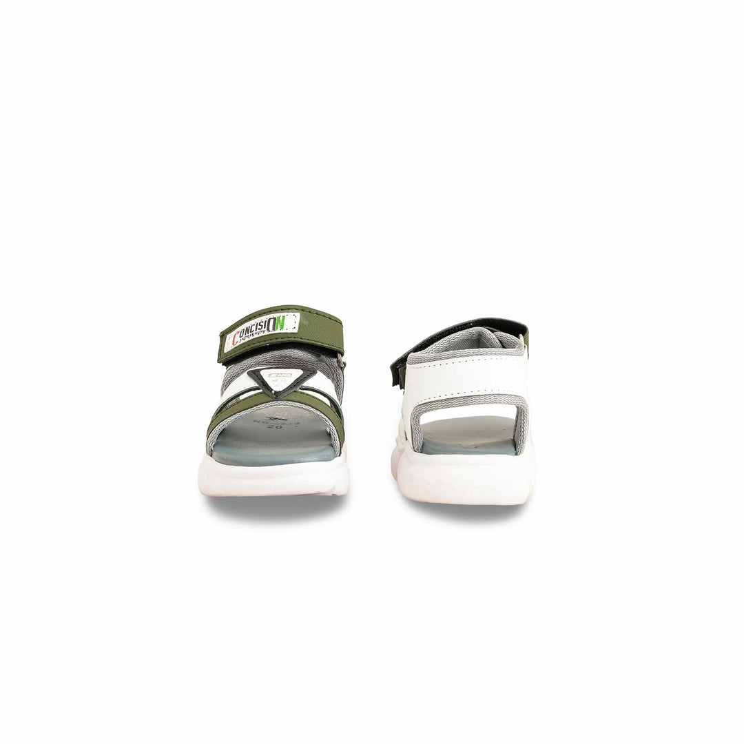 Boys Grey Casual Sandal KD4888