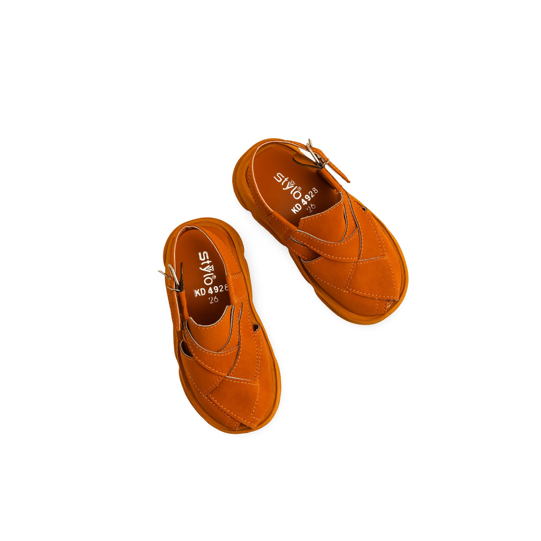 Boys Mustard Peshawari Chappal KD4928