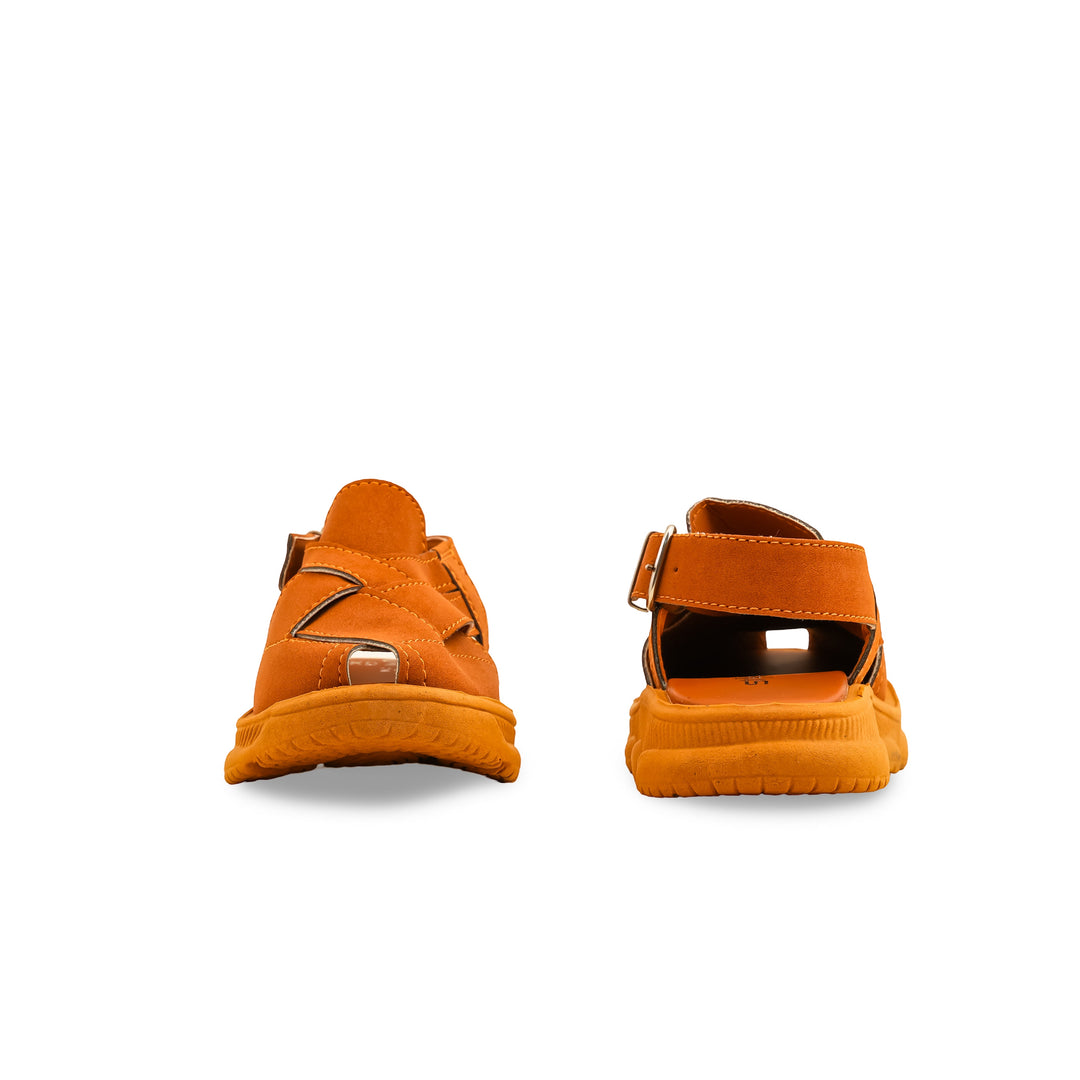 Boys Mustard Peshawari Chappal KD4928