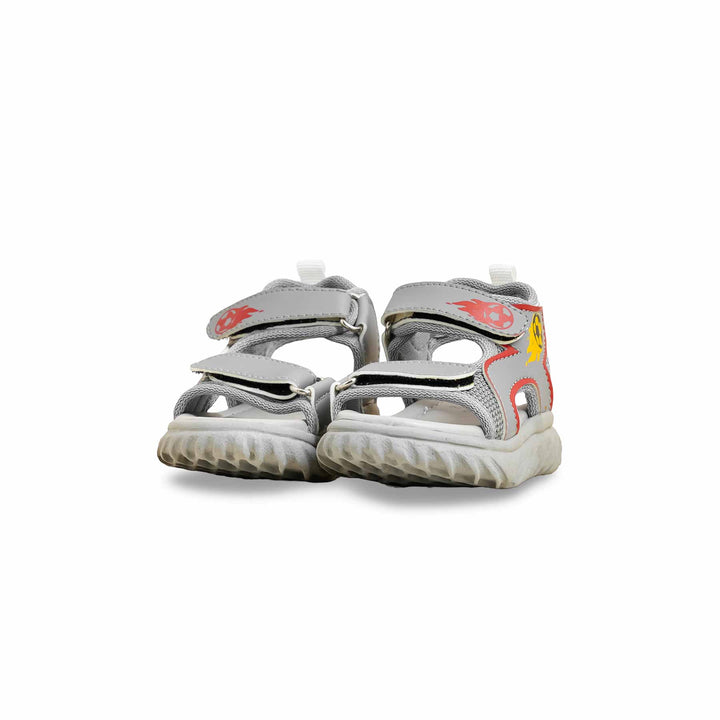 Boys Grey Casual Sandal KD4930