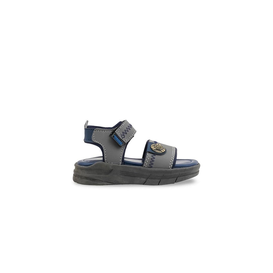 Boys Grey Casual Sandal KD4936