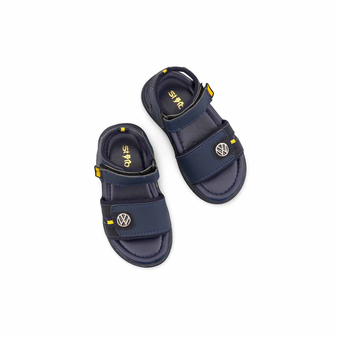 Boys Navy Casual Sandal KD4937