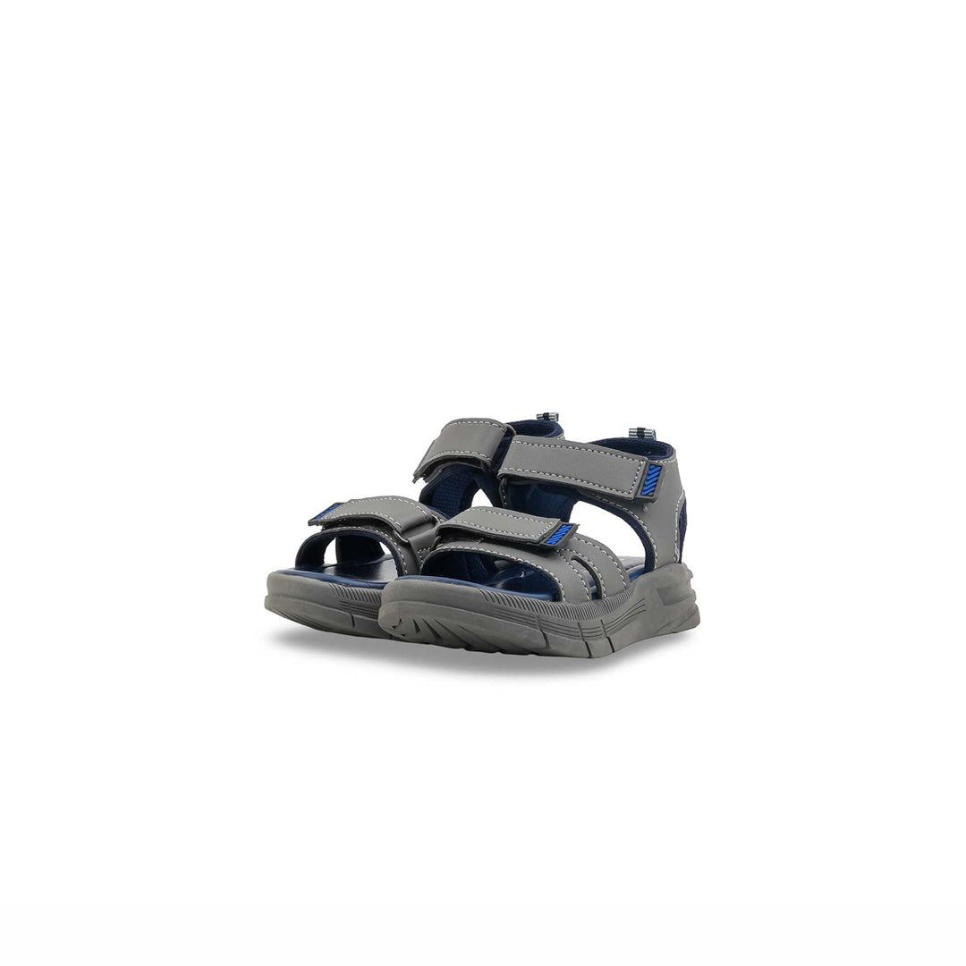 Boys Grey Casual Sandal KD4938