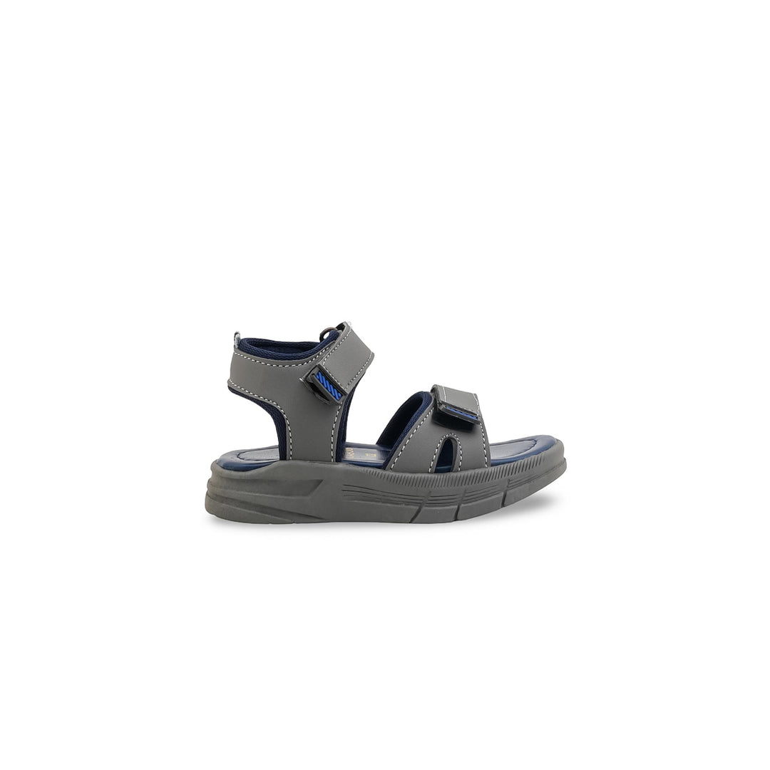 Boys Grey Casual Sandal KD4938