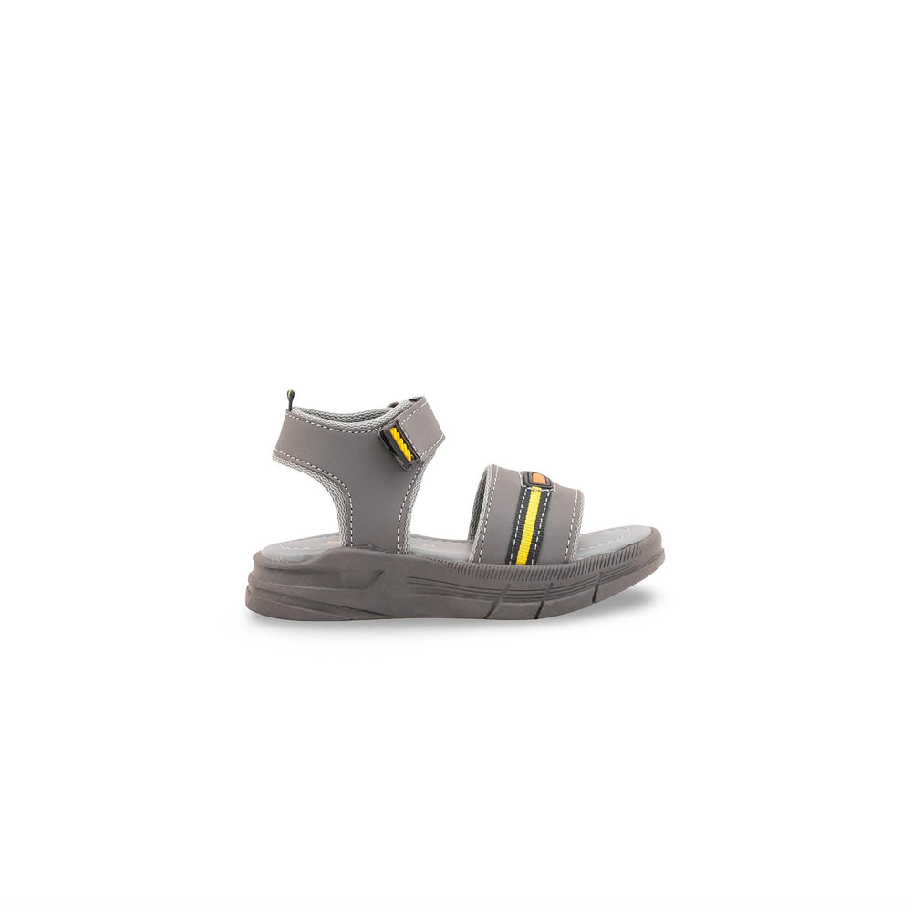 Boys Grey Casual Sandal KD4941