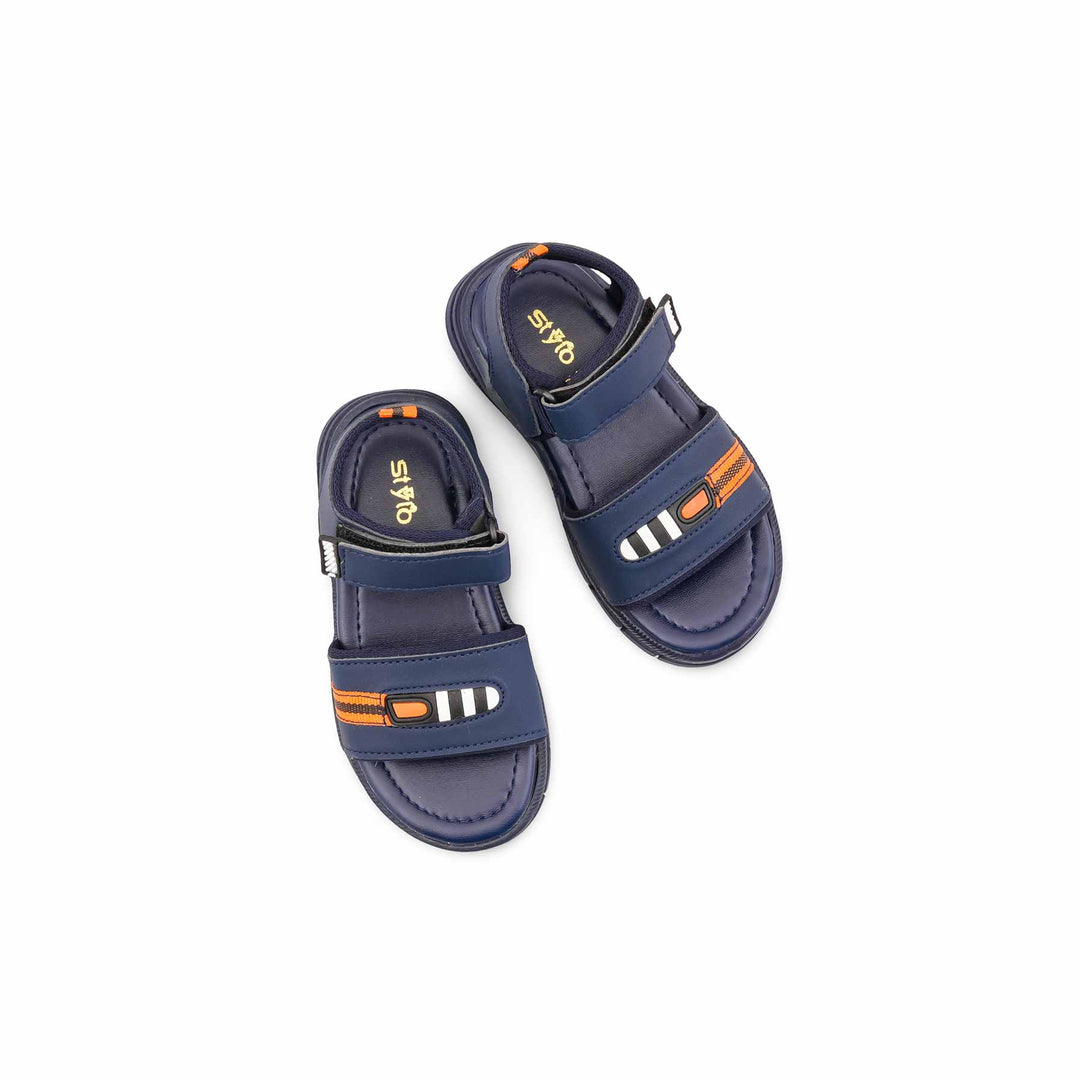 Boys Navy Casual Sandal KD4941