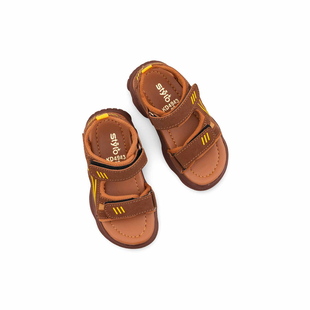 Boys Brown Casual Sandal KD4943