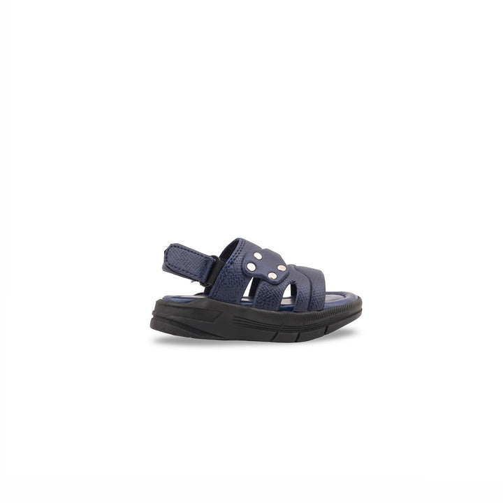 Boys Navy Formal Sandal KD4946