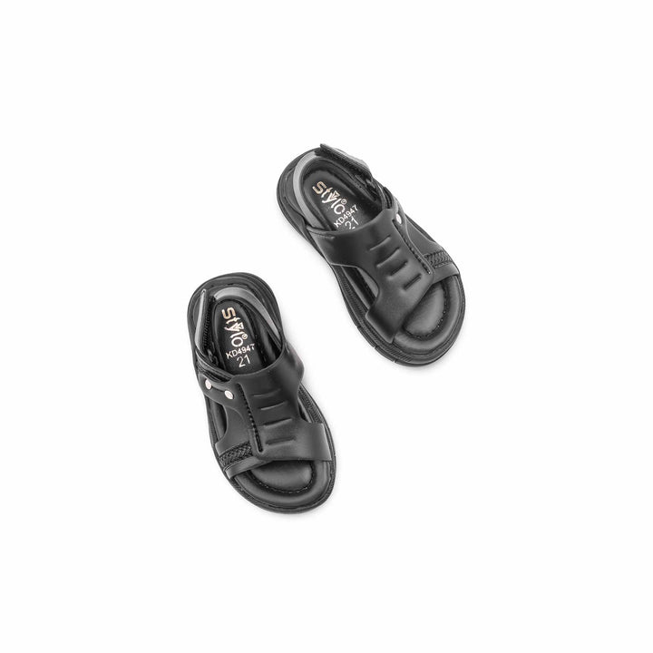 Black Boys Formal Sandal KD4947