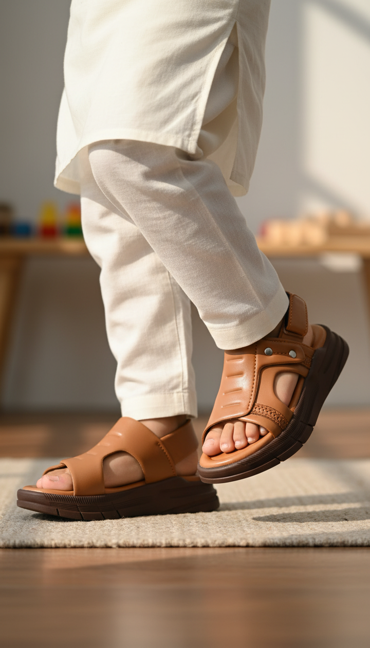 Mustard Boys Formal Sandal KD4947
