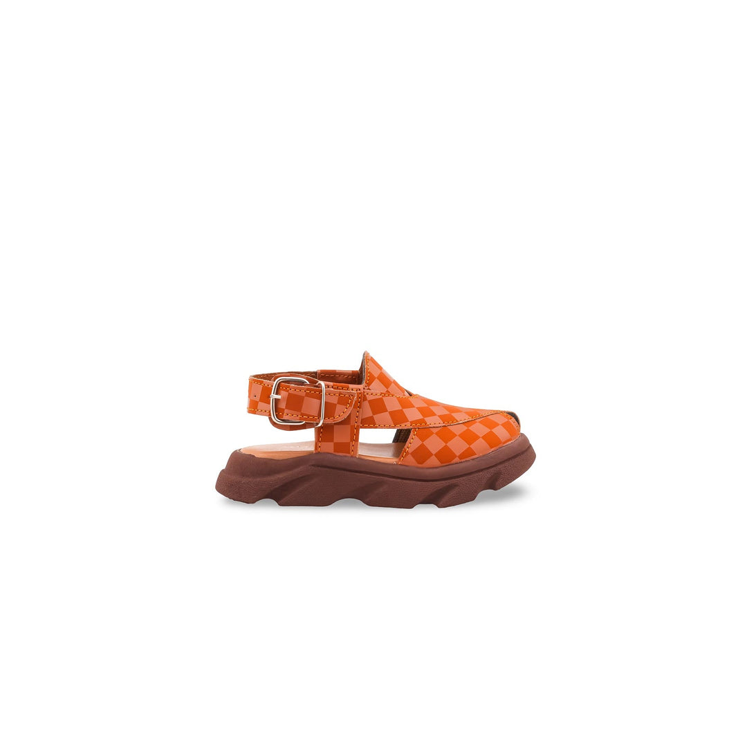Boys Mustard Peshawari Chappal KD4959