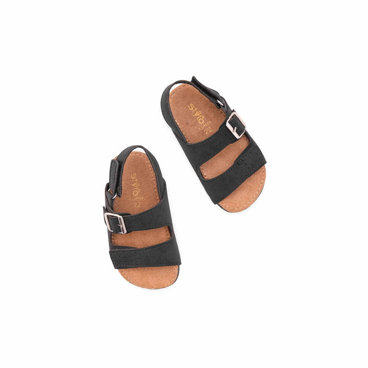 Boys Black Formal Sandal KD4964