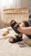 Boys Black Formal Sandal KD4964