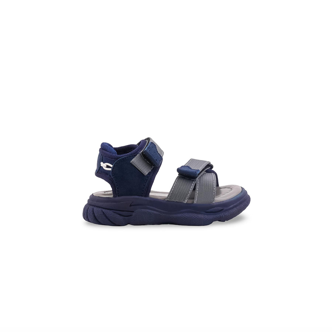 Boys Grey Casual Sandal KD4971
