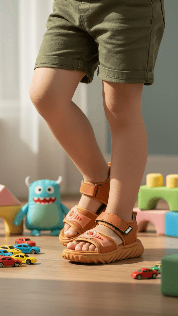 Boys Mustard Casual Sandal KD4974