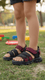 Boys Black Casual Sandal KD4982