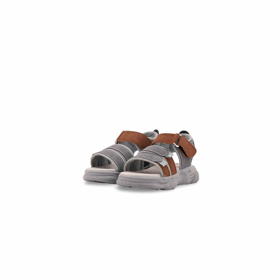 Boys Grey Casual Sandal KD4982