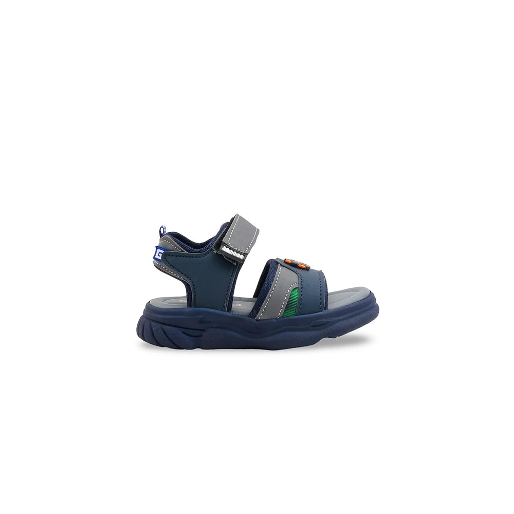 Boys Navy Casual Sandal KD4984