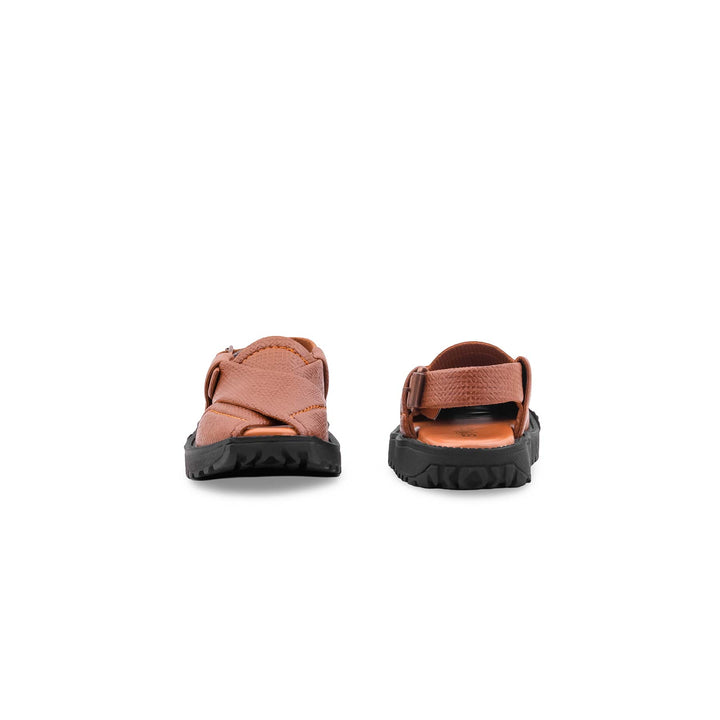 Boys Brown Peshawari Chappal KD4988