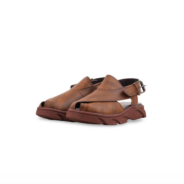 Boys Brown Peshawari Chappal KD4994