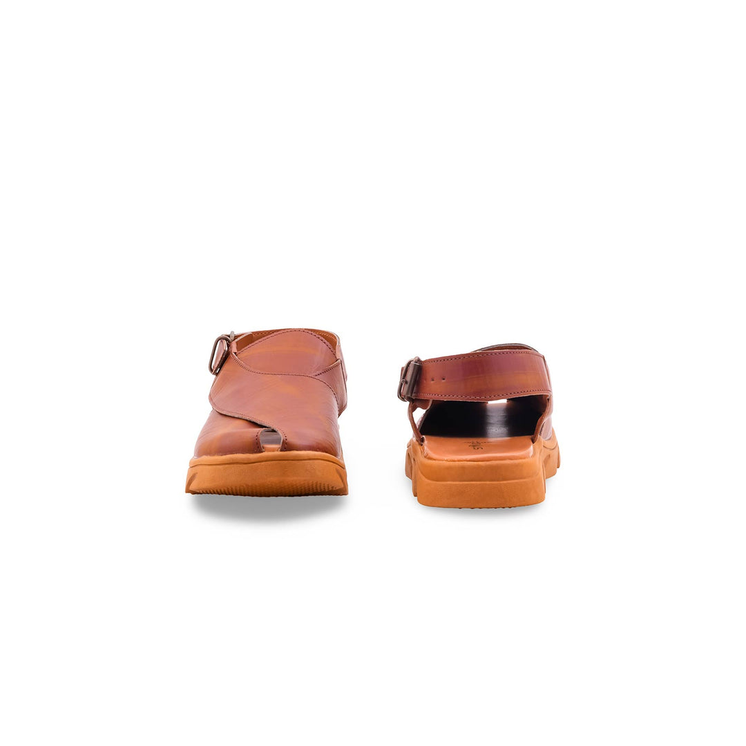 Boys Tan Peshawari Chappal KD4994