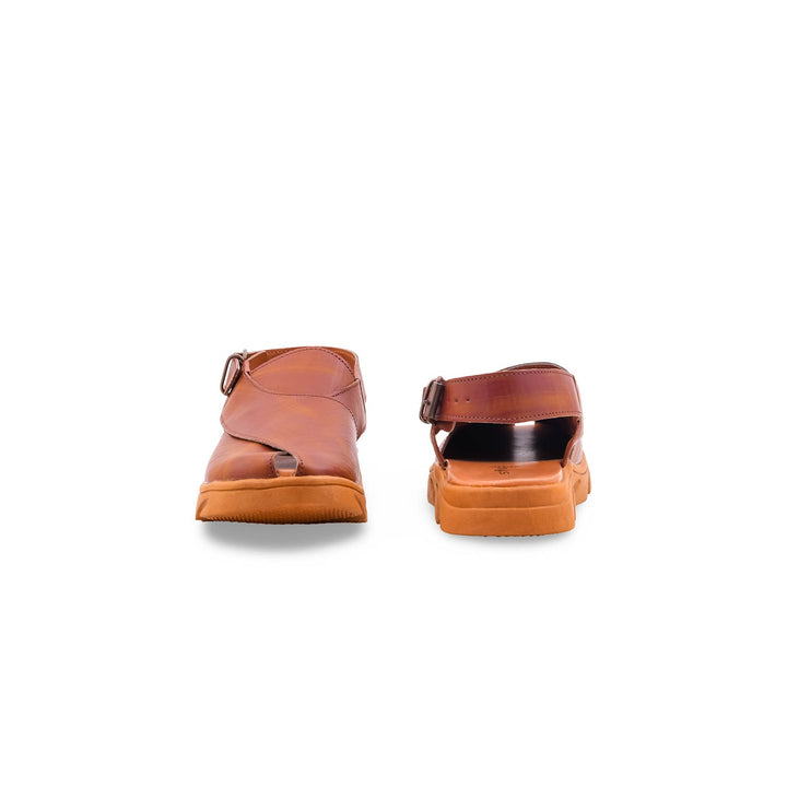 Boys Tan Peshawari Chappal KD4994