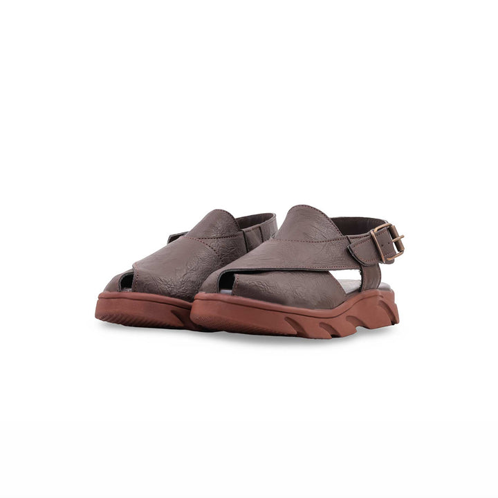 Boys Coffee Peshawari Chappal KD4995