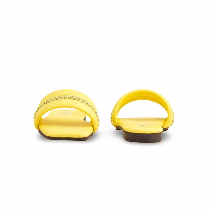 Girls Yellow Casual Slipper KD5526