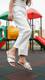 Girls Peach Formal Slipper KD5553