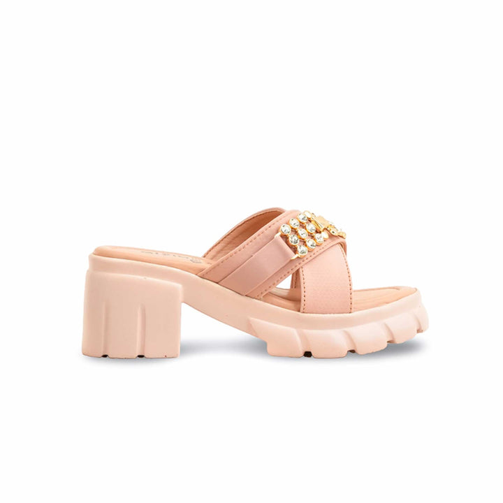 Girls Pink Formal Slipper KD5555