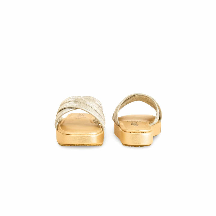 Girls Golden Formal Slipper KD5562
