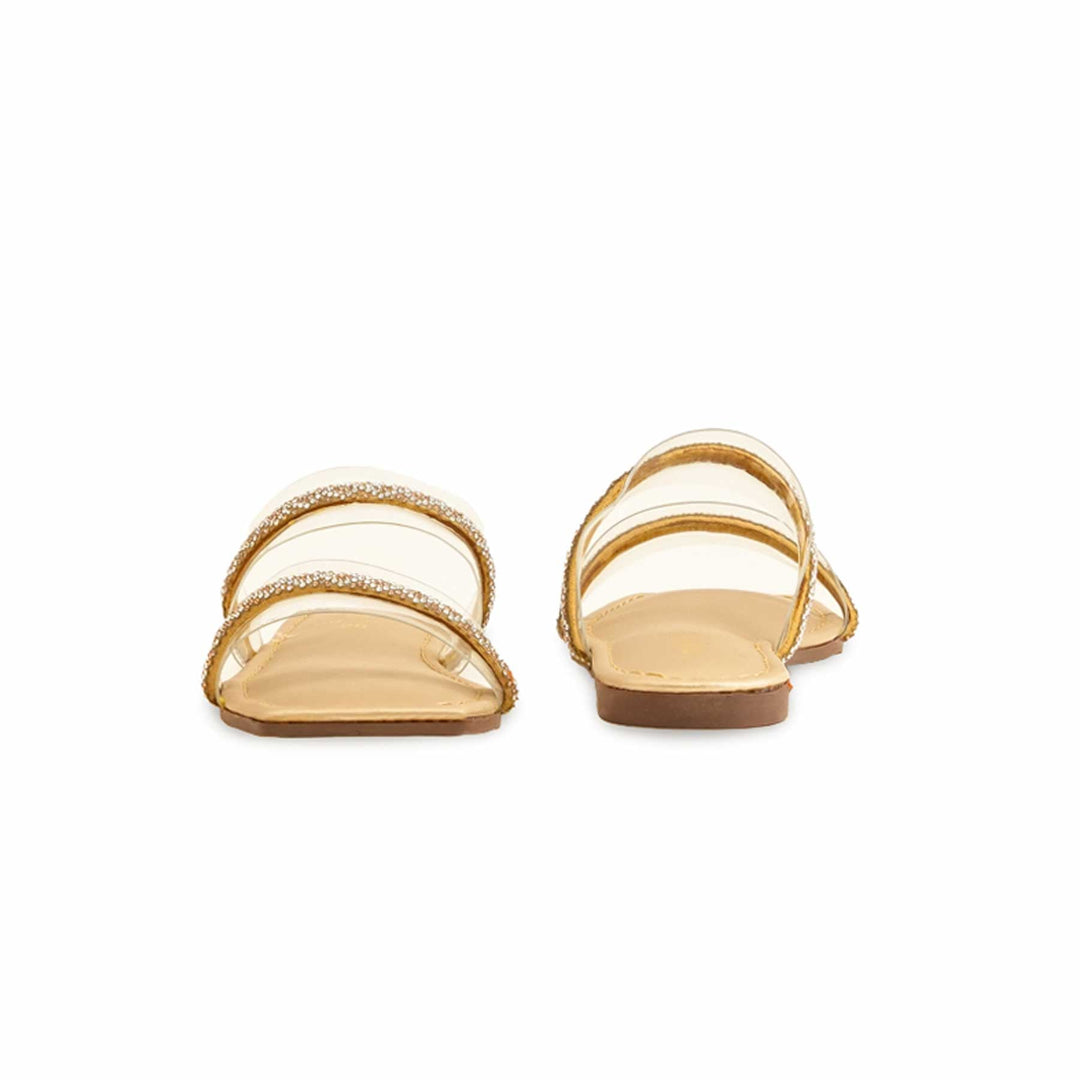 Girls Golden Casual Slipper KD5565