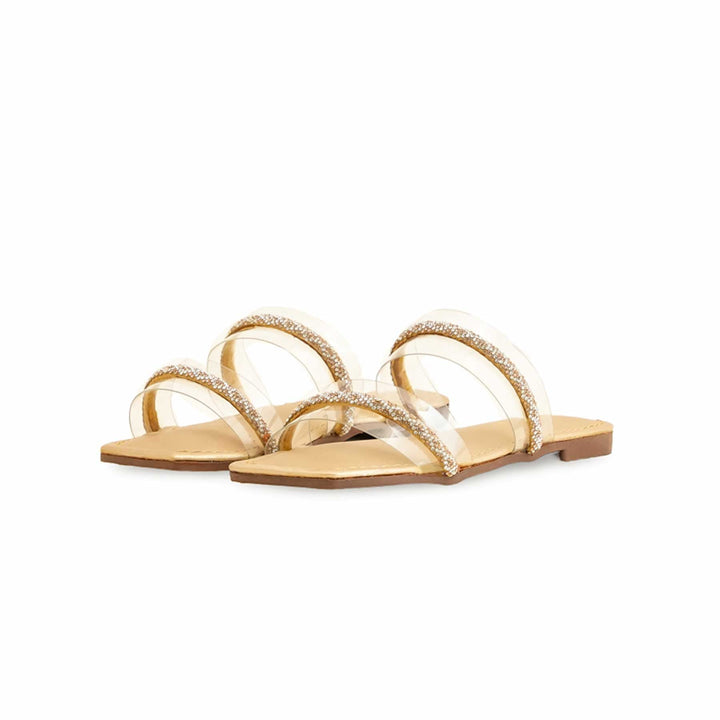 Girls Golden Casual Slipper KD5565