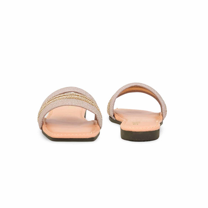 Girls Peach Fancy Slipper KD5580