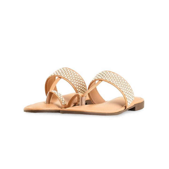 Girls Golden Formal Slipper KD5589