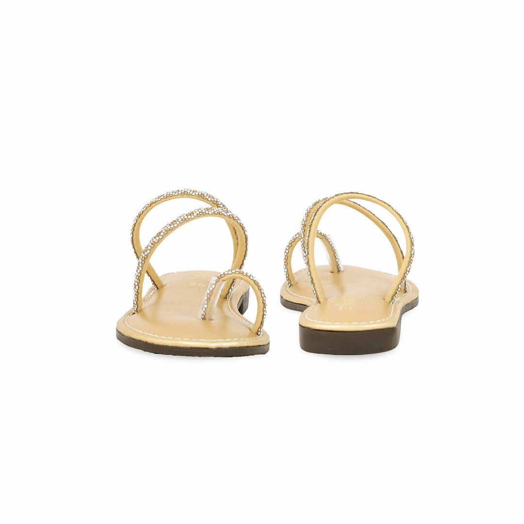 Girls Golden Fancy Slipper KD5590