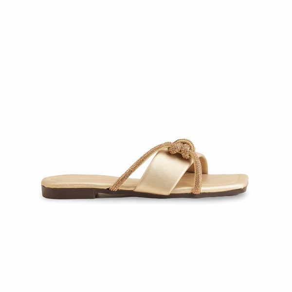 Girls Golden Formal Slipper KD5598