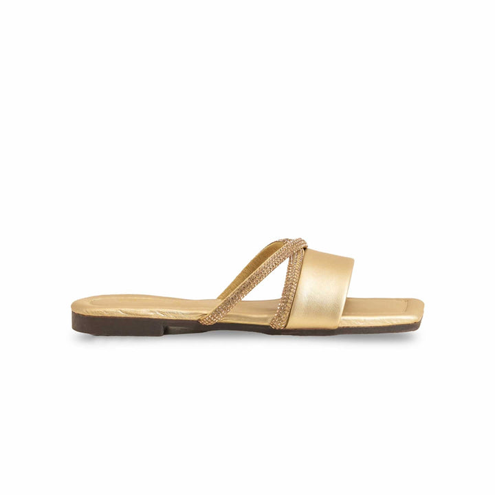 Girls Golden Formal Slipper KD5600