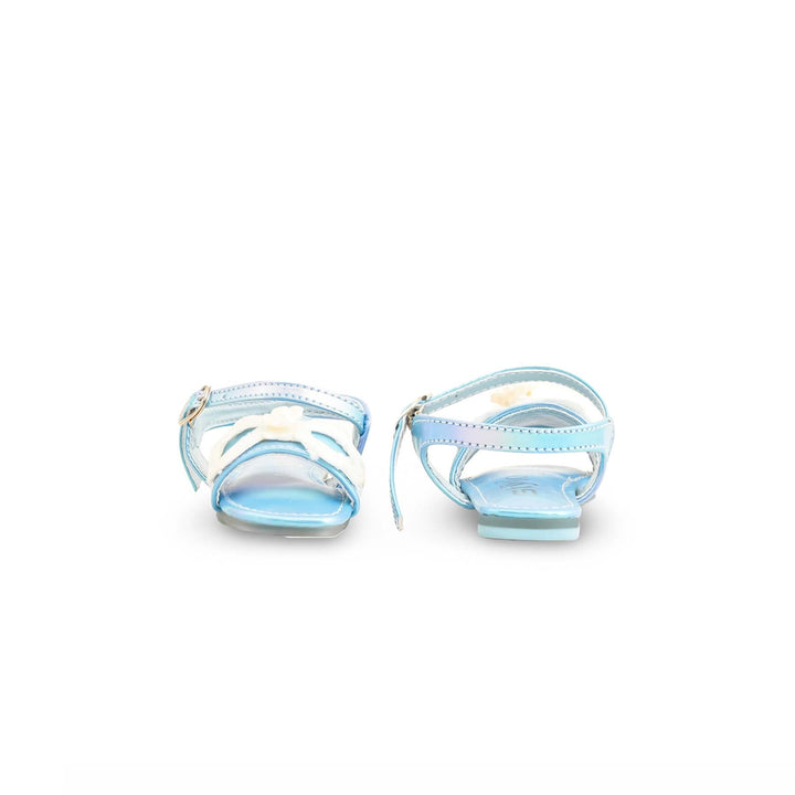 Girls Sky Blue Formal Sandal KD5605