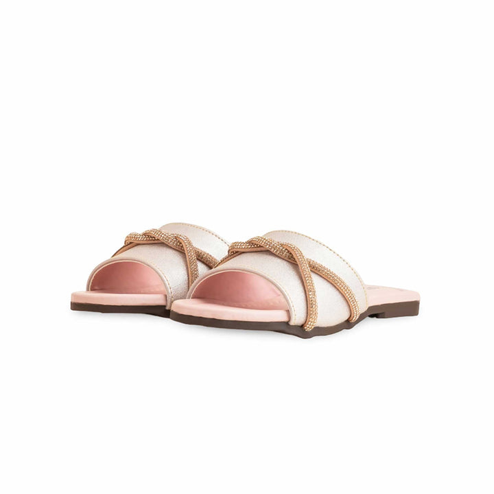Girls Pink Formal Slipper KD5608